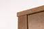 Drehtürenschrank / Kleiderschrank Selun 06, Farbe: Eiche Dunkelbraun - Abmessungen: 196 x 50 x 43 cm (H x B x T)