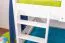 Etagenbett / Stockbett "Easy Premium Line" K17/n, Buche Vollholz massiv Weiß, Liegefläche: 90 x 200 cm (B x L), teilbar