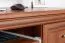 Schreibtisch Sentis 06, Farbe: Dunkelbraun - 77 x 147 x 60 cm (H x B x T)