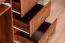Schreibtisch Sentis 06, Farbe: Dunkelbraun - 77 x 147 x 60 cm (H x B x T)