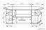 Couchtisch Cikupa 02, Farbe: Nuss / Ulme - Abmessungen: 120 x 60 x 44 cm (B x T x H)