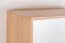 Drehtürenschrank / Kleiderschrank 10, Farbe: Buche / Weiß - 198 x 44 x 56 cm (H x B x T)
