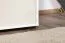 Drehtürenschrank / Kleiderschrank 19, Farbe: Weiß / Creme - Abmessungen: 236 x 126 x 56 cm (H x B x T)