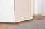 Drehtürenschrank / Eckkleiderschrank 20, Farbe: Weiß / Creme - Abmessungen: 236 x 86 x 86 cm (H x B x T)
