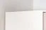 Drehtürenschrank / Eckkleiderschrank 20, Farbe: Weiß / Creme - Abmessungen: 236 x 86 x 86 cm (H x B x T)