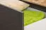 Couchtisch Vaitele 29, Farbe: Anthrazit Hochglanz / Walnuss - 90 x 90 x 37 cm (B x T x H)