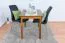 Tisch Kiefer massiv Vollholz Eichfarben Rustikal Junco 228A (eckig) - 100 x 70 cm (B x T)