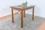 Tisch Kiefer massiv Vollholz Eichfarben Rustikal Junco 228A (eckig) - 100 x 70 cm (B x T)