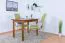 Tisch Kiefer massiv Vollholz Eichfarben Rustikal Junco 228A (eckig) - 100 x 70 cm (B x T)