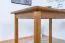 Tisch Kiefer massiv Vollholz Eichfarben Rustikal Junco 228A (eckig) - 100 x 70 cm (B x T)