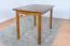 Tisch Kiefer massiv Vollholz Eichfarben Rustikal Junco 228A (eckig) - 100 x 70 cm (B x T)
