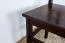 Stuhl Kiefer massiv Vollholz Walnussfarben Rustikal Junco 248 - Abmessungen: 91 x 35 x 44 cm (H x B x T)