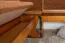 Eckbank Kiefer massiv Vollholz Eichefarben Rustikal Junco 244 - Abmessungen: 85 x 111 x 151,50 cm (H x B x T)
