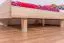Kinderbett / Jugendbett Buche massiv Vollholz natur 116B, inkl. Lattenrost - 200 x 140 cm (L x B)