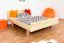 Jugendbett Buche massiv Vollholz natur 116, inkl. Lattenrost - 160 x 200 cm (B x L)
