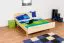 Jugendbett Buche massiv Vollholz natur 116, inkl. Lattenrost - 160 x 200 cm (B x L)