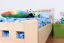 Kinderbett / Jugendbett Buche massiv Vollholz natur 109C, inkl. Lattenrost - 200 x 100 cm (L x B)