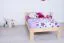 Kinderbett / Jugendbett Kiefer massiv Vollholz natur 76, inkl. Lattenrost - 100 x 200 cm (B x L)