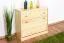 Schuhschrank Kiefer Vollholz massiv natur Junco 218 - Abmessungen: 62 x 72 x 30 cm (H x B x T)