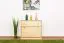 Schuhschrank Kiefer Vollholz massiv natur Junco 218 - Abmessungen: 62 x 72 x 30 cm (H x B x T)