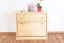 Schuhschrank Kiefer Vollholz massiv natur Junco 218 - Abmessungen: 62 x 72 x 30 cm (H x B x T)
