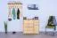 Schuhschrank Kiefer Vollholz massiv natur Junco 220 - Abmessungen: 80 x 90 x 40 cm (H x B x T)