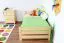 Kinderbett / Jugendbett Kiefer massiv Vollholz natur 84, inkl. Lattenrost - 100 x 200 cm (B x L)
