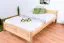Kinderbett / Jugendbett Buche massiv Vollholz natur 117, inkl. Lattenrost - 140 x 200 cm (B x L)