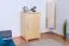 Kommode Kiefer massiv Vollholz natur Columba 04 - Abmessungen: 101 x 60 x 50 cm (H x B x T)