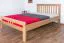 "Easy Premium Line" Doppelbett K8 in Überlänge 140 x 220 cm, Buche Vollholz massiv Natur