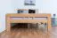 Kinderbett / Jugendbett "Easy Premium Line" K8, 120 x 200 cm Buche Vollholz massiv Natur