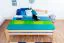 Jugendbett "Easy Premium Line" K4, 200 x 200 cm Buche Vollholz massiv Natur, inkl. Lattenrost