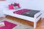 Jugendbett "Easy Premium Line" K6, 120 x 200 cm Buche Vollholz massiv weiß lackiert