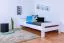 Jugendbett "Easy Premium Line" K6, 120 x 200 cm Buche Vollholz massiv weiß lackiert