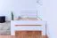 Jugendbett "Easy Premium Line" K6, 120 x 200 cm Buche Vollholz massiv weiß lackiert