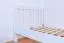 Jugendbett "Easy Premium Line" K8, 120 x 200 cm Buche Vollholz massiv weiß lackiert