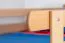 Etagenbett / Stockbett "Easy Premium Line" K18/n inkl. 2 Schubladen und 2 Abdeckblenden, Kopfteil mit Löchern, Buche Vollholz massiv Natur - Liegefläche: 90 x 200 cm, (B x L) teilbar