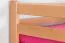 Etagenbett / Stockbett "Easy Premium Line" K20/n, Kopf- und Fußteil gerade, Buche Vollholz massiv Natur - 90 x 200 cm (B X L), teilbar