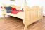 Kinderbett / Jugendbett Kiefer massiv Vollholz natur 91, inkl. Lattenrost - 140 x 200 cm (B x L)
