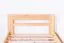 Kinderbett / Jugendbett Kiefer massiv Vollholz natur 74, inkl. Lattenrost - 100 x 200 cm (B x L)