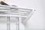 Garderobe Kiefer massiv Vollholz Weiß Junco 341 – Abmessungen: 150 x 60 x 33 cm (H x B x T)