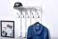 Garderobe Kiefer massiv Vollholz Weiß Junco 352 – Abmessungen: 60 x 60 x 29 cm (H x B x T)