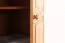 Kleiderschrank Kiefer Vollholz massiv Erlefarben Junco 03 - Abmessungen: 195 x 154 x 60 cm (H x B x T)
