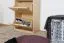 Schuhschrank Kiefer Vollholz massiv natur Junco 211 - Abmessung: 150 x 58 x 30 cm (H x B x T) 