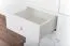 Schrank Kiefer massiv Vollholz weiß lackiert Junco 40 - Abmessung 195 x 84 x 42 cm