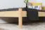 Kinderbett / Jugendbett Kiefer massiv Vollholz natur 86, inkl. Lattenrost - 100 x 200 cm (B x L)