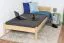 Kinderbett / Jugendbett Kiefer massiv Vollholz natur 86, inkl. Lattenrost - 100 x 200 cm (B x L)