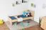 Kinderbett / Jugendbett Buche massiv Vollholz natur 109, inkl. Lattenrost - 80 x 200 cm (B x L)