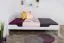 Jugendbett "Easy Premium Line" K5, 140 x 200 cm Buche Vollholz massiv weiß lackiert