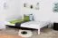 Jugendbett "Easy Premium Line" K5, 160 x 200 cm Buche Vollholz massiv weiß lackiert